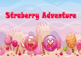 Run Strawberry Adventure Shortcake Game Affiche
