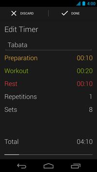 Runtastic Workout Timer App screenshot 1
