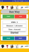 New distance counter app (Run Way) تصوير الشاشة 2