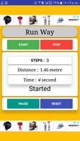 New distance counter app (Run Way) captura de pantalla 2