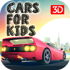 Cartoon Racing Game 3D Cars For Kids simgesi
