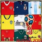 Wallpapers Mundial Rusia 2018-Camisetas Equipos 图标