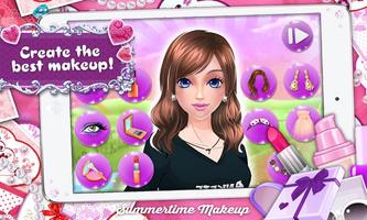 Summertime Makeup: Girls Game постер