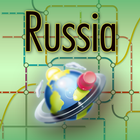 Russia Map 圖標
