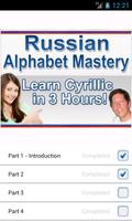 Russian Alphabet Mastery Affiche