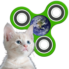 Fidget Spinner: Space Cats icon