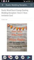 برنامه‌نما Rustic Wedding Invitation Idea عکس از صفحه
