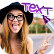 Write text on photos