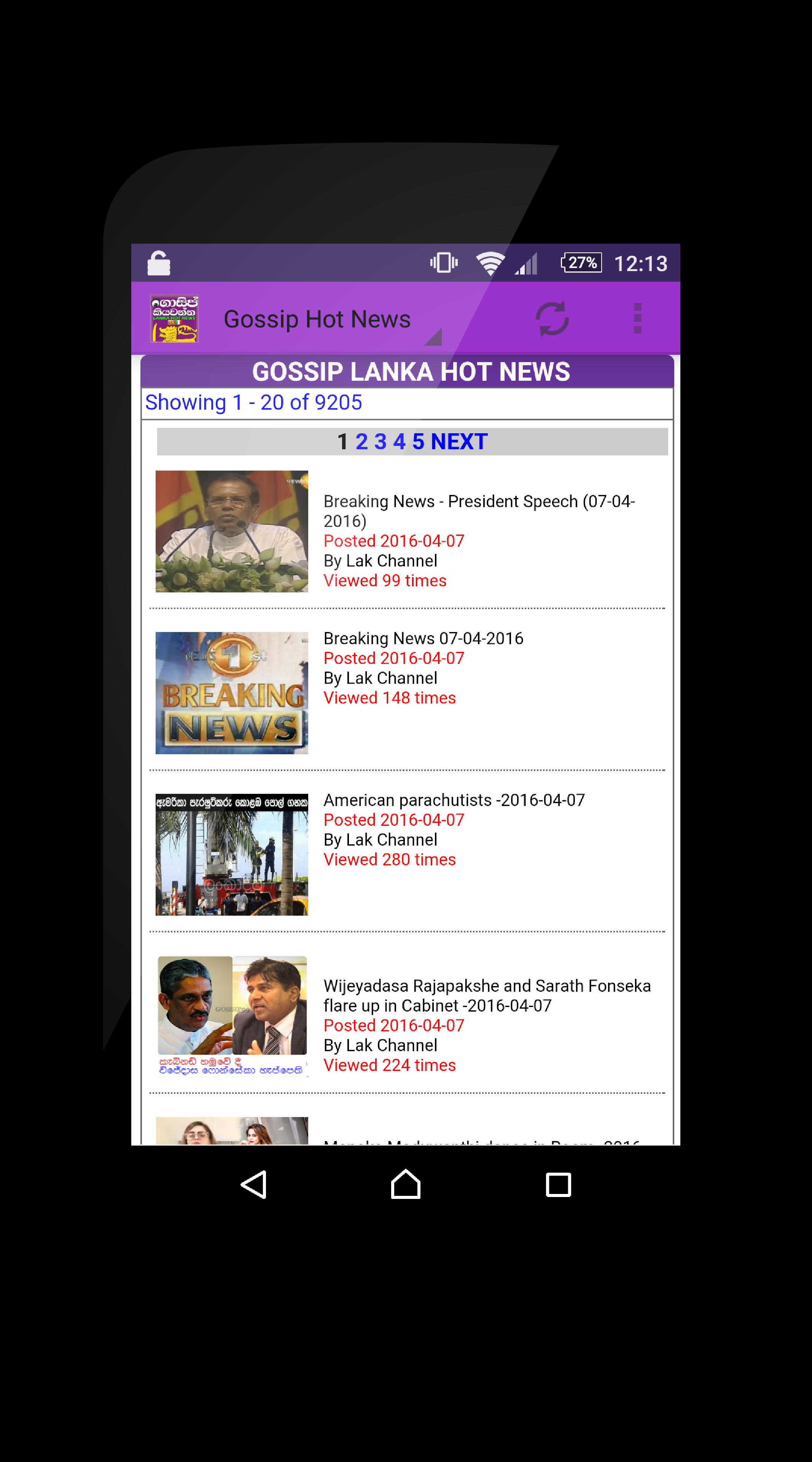 Sinhala Gossip Lanka News for Android - APK Download