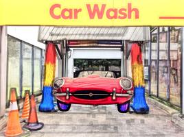 Guide Car Driving, Serves, Tuning Wash Simulator Plakat