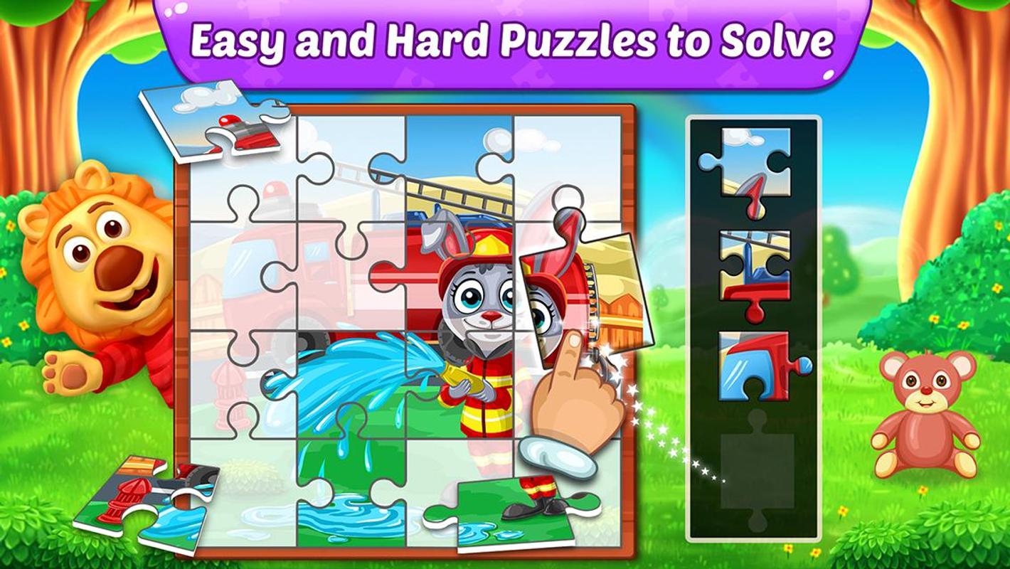 puzzle kids animals shapes and jigsaw puzzles apk