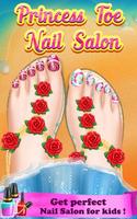 Princess Toe Nail Salon Affiche