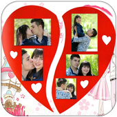 Romantic Love Photo Collage icon