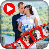 Wedding photo video maker icon