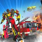 Camión Robot Fuego Combatiente Real Guerra icono