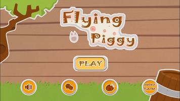 Flying  Piggy Affiche
