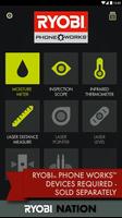 RYOBI™ Phone Works™ الملصق