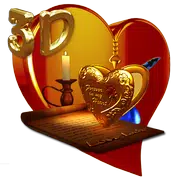 3D Love Locket Live WallPaper