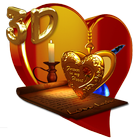 3D Love Locket Live WallPaper आइकन