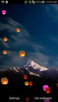Flying Lanterns Live Wallpaper capture d'écran 1