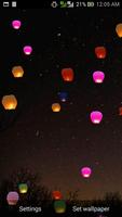 Flying Lanterns Live Wallpaper ภาพหน้าจอ 3