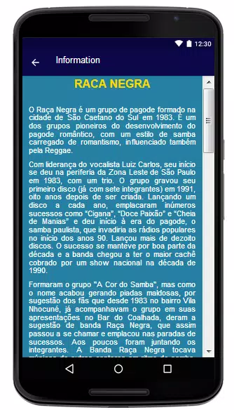 Descarga de APK de Raça Negra Letras para Android