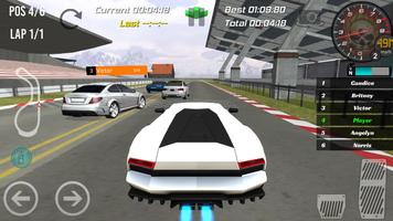 Real Lamborghini Aventador Racing Game 2018 Affiche