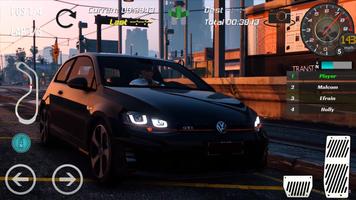 Real Volkswagen Golf Racing 2018 poster