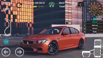 Real BMW M5 F10 Racing 2018 Affiche