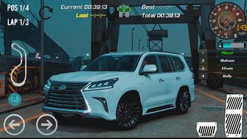 Real Lexus LX570 Racing 2018 Affiche
