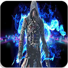Theme Neon Hero Assassin icône