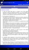 UK - Employment Rights Act 1996 captura de pantalla 2