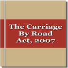The Carriage by Road Act 2007 Zeichen