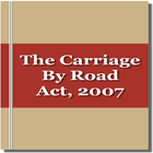 The Carriage by Road Act 2007-icoon