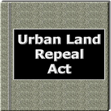 The Urban land Repeal Act 1999 Zeichen