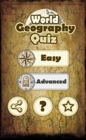 World Geography Quiz Affiche