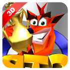 Super Adventure of Crash Racing Zeichen