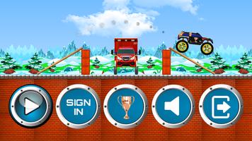 racing car monster truck game Poster