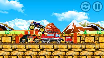racing car monster truck game captura de pantalla 2