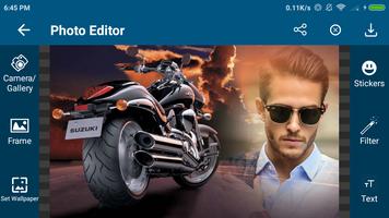 Racing Bike Photo Frame / Race 3 Photo Maker تصوير الشاشة 2