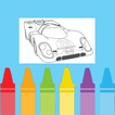 Coloring Racing Car