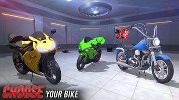 Sepeda Moto Game Balap: Reckless Racer Bike Racing screenshot 2