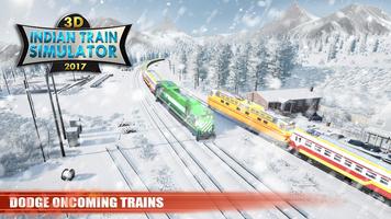 Indian Train Simulator 3D 2017 ภาพหน้าจอ 1