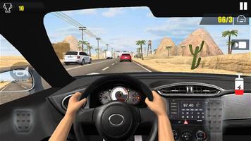 Racing Car Traffic الملصق