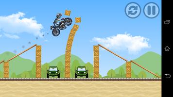 Crazy Stunt Racing Bike اسکرین شاٹ 1