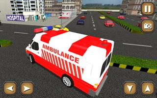 Ambulance Game Rescue الملصق