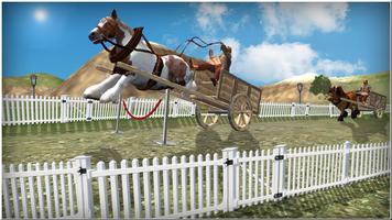Racing Horse Cart Simulator capture d'écran 3
