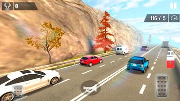 Racing In Car پوسٹر