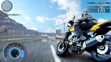 Racing Moto 3D تصوير الشاشة 1