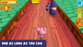 Menjalankan Babi Game Balap screenshot 3